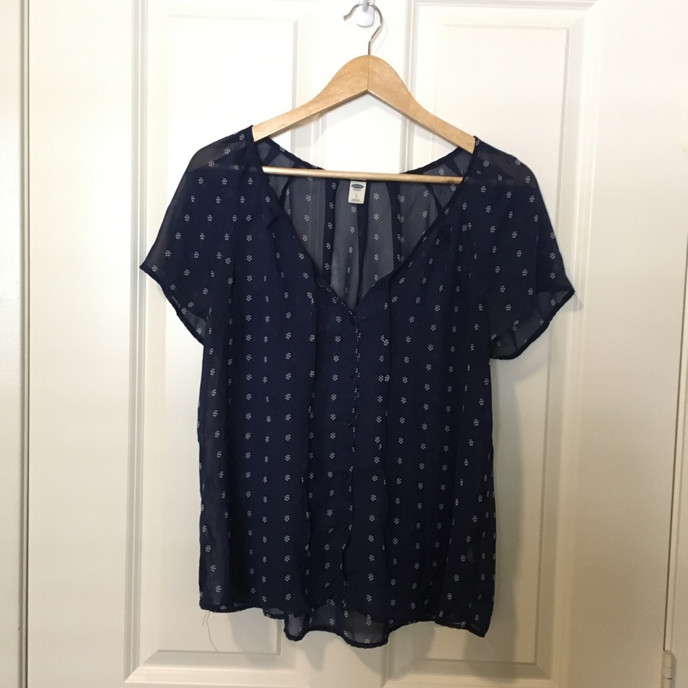 Old Navy Sheer Blouse